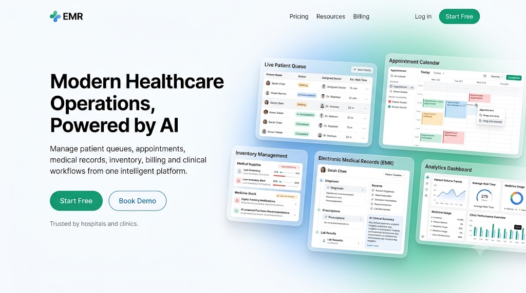Electronic Medical Record product screenshot